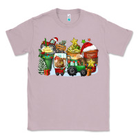 Lilac Christmas tractor coffee cups Classic Tee - Zillion Design Studio
