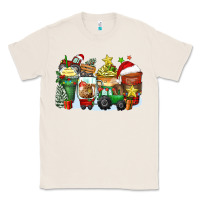 Natural Christmas tractor coffee cups Classic Tee - Zillion Design Studio