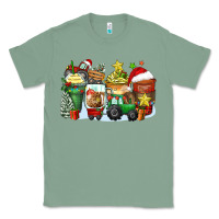 Sage Christmas tractor coffee cups Classic Tee - Zillion Design Studio