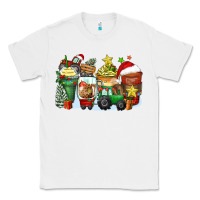 White Christmas tractor coffee cups Classic Tee - Zillion Design Studio