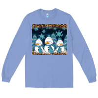 Colony Blue snowman winter Long Sleeve Tee - RanaPortraitStore