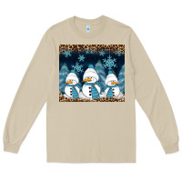 Mushroom snowman winter Long Sleeve Tee - RanaPortraitStore