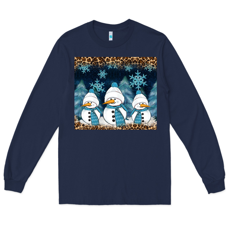 Snowman Winter Long Sleeve Tee by RanaPortraitStore | Teevron