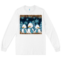 White snowman winter Long Sleeve Tee - RanaPortraitStore