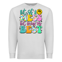 Dove Grey bit of a mess but doing my best Premium Sweatshirt - JahusDesignShop