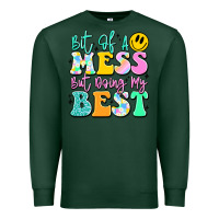 Sports Green bit of a mess but doing my best Premium Sweatshirt - JahusDesignShop