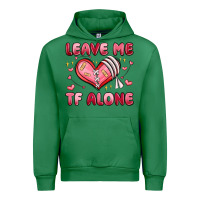 Emerald leave me tf alone valentines day Urban Hoodie - MaliasSmallBusiness