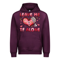Mauve Wine leave me tf alone valentines day Urban Hoodie - MaliasSmallBusiness