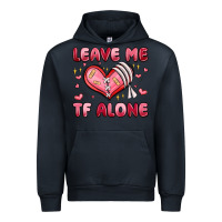 Navy leave me tf alone valentines day Urban Hoodie - MaliasSmallBusiness