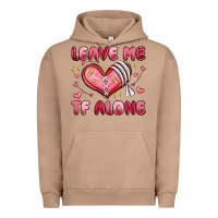 Pigment Burro leave me tf alone valentines day Urban Hoodie - MaliasSmallBusiness