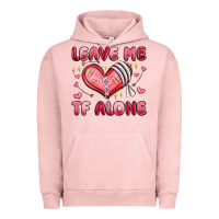Pigment Salmon leave me tf alone valentines day Urban Hoodie - MaliasSmallBusiness