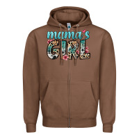 Chestnut mama s girl Zipper Hoodie - Zillion Design Studio