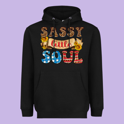 Sassy Little Soul Heavyweight Hoodie Designed By Hra Design Shop