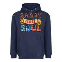Navy sassy little soul Heavyweight Hoodie - HRA Design Shop