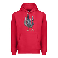 Cardinal Dominique Chicken Premium Hoodie - LillyAllenDesigns