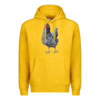 Lemon Dominique Chicken Premium Hoodie - LillyAllenDesigns