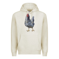 Oatmeal Heather Dominique Chicken Premium Hoodie - LillyAllenDesigns