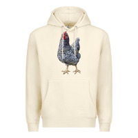 Sandshell Dominique Chicken Premium Hoodie - LillyAllenDesigns