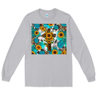 Moon Dust sunflower cross cowhide gemstones Long Sleeve Tee - RanaPortraitStore
