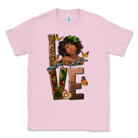 Bubblegum Pink love melanin Classic Tee - texasbilliewilder