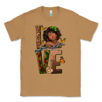 Toasted Coconut love melanin Classic Tee - texasbilliewilder