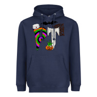 Navy pt Heavyweight Hoodie - CowhideDigitalArt