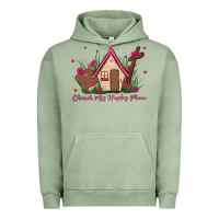 Pigment Oil Green church is my happy place Urban Hoodie - MaliasSmallBusiness