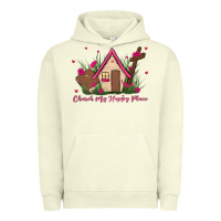Pigment Pistachio church is my happy place Urban Hoodie - MaliasSmallBusiness