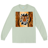 Matcha tiger scratch mark Long Sleeve Tee - RanaPortraitStore