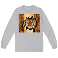 Moon Dust tiger scratch mark Long Sleeve Tee - RanaPortraitStore