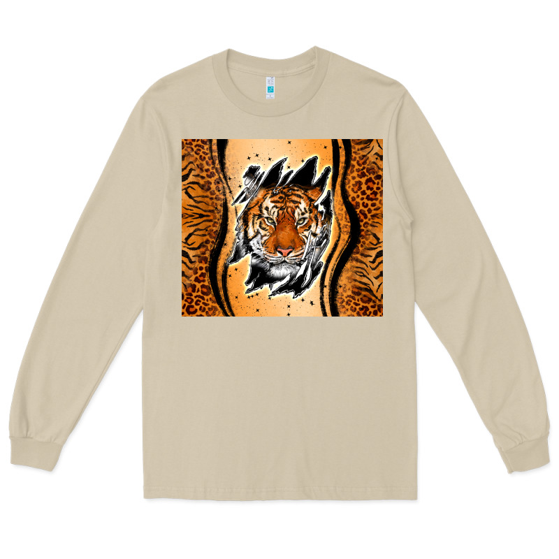 Tiger Scratch Mark Long Sleeve Tee by RanaPortraitStore | Teevron