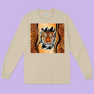 Long Sleeve Tee tiger scratch mark