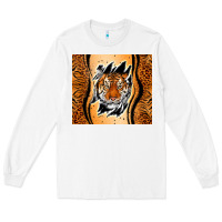 White tiger scratch mark Long Sleeve Tee - RanaPortraitStore