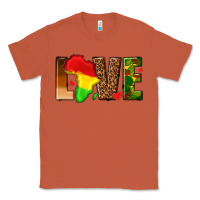 Copper love melanin with african map Classic Tee - texasbilliewilder