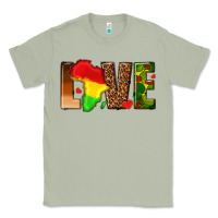 Matcha love melanin with african map Classic Tee - texasbilliewilder