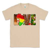 Mushroom love melanin with african map Classic Tee - texasbilliewilder