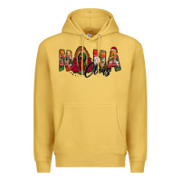 Antique Gold nana claus lady of guadalupe Premium Hoodie - Jasminsmagicworld