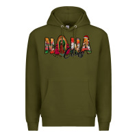 Army Green nana claus lady of guadalupe Premium Hoodie - Jasminsmagicworld