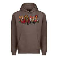 Coffee nana claus lady of guadalupe Premium Hoodie - Jasminsmagicworld