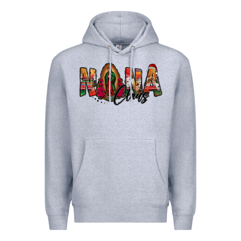 Nana Claus Lady Of Guadalupe Premium Hoodie by Jasminsmagicworld | Teevron