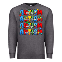 Charcoal Heather autism accept understand adopt advocate Premium Sweatshirt - JahusDesignShop