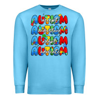 Ocean Blue autism accept understand adopt advocate Premium Sweatshirt - JahusDesignShop
