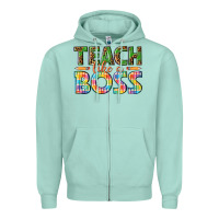 Seafoam teach like a boss Zipper Hoodie - texasbilliewilder