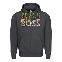 Smoke teach like a boss Zipper Hoodie - texasbilliewilder