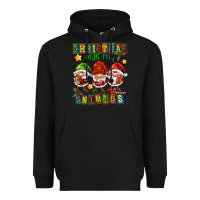 Black christmas with my gnomies Heavyweight Hoodie - FaDigitalArtStudio