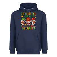 Navy christmas with my gnomies Heavyweight Hoodie - FaDigitalArtStudio
