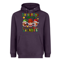 Plum christmas with my gnomies Heavyweight Hoodie - FaDigitalArtStudio