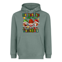 Sage christmas with my gnomies Heavyweight Hoodie - FaDigitalArtStudio