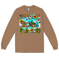 Toasted Coconut texas Long Sleeve Tee - RanaPortraitStore