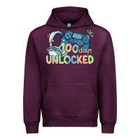 Mauve Wine level 100 days unlocked Urban Hoodie - MaliasSmallBusiness